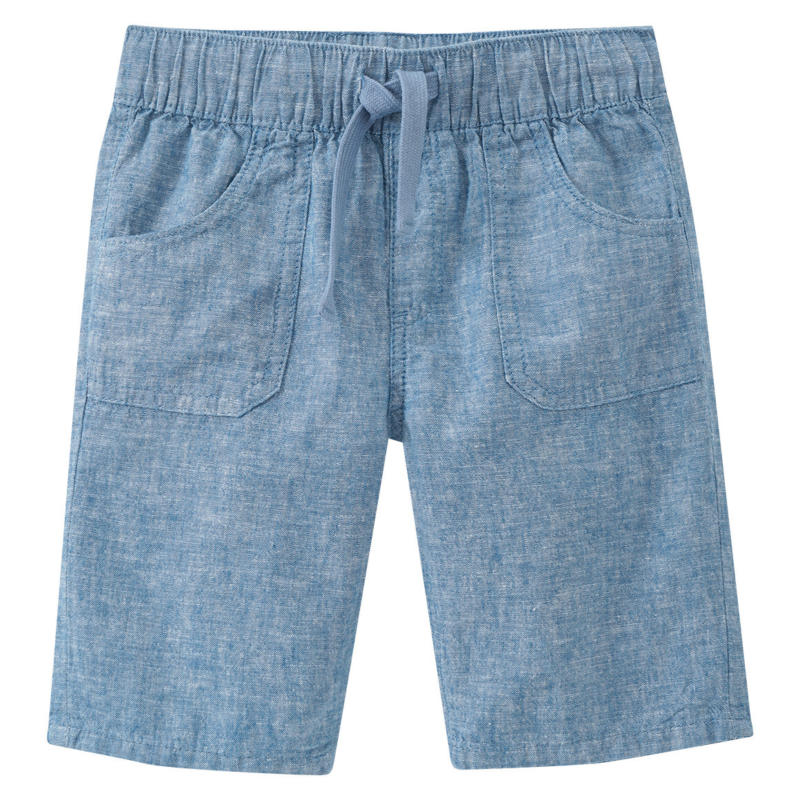 Jungen Leinen-Shorts mit Tunnelzug