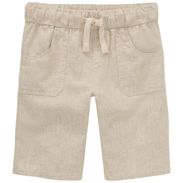 Jungen Leinen-Shorts mit Tunnelzug