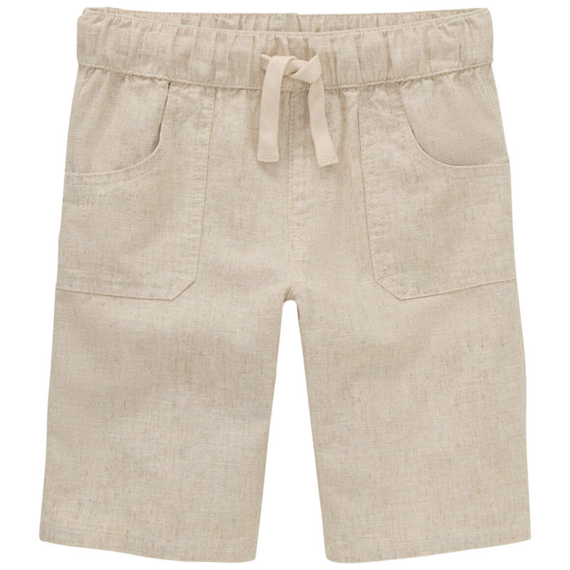Jungen Leinen-Shorts mit Tunnelzug