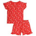 Ernsting's family Mädchen T-Shirt und Shorts im Set - bis 01.06.2025