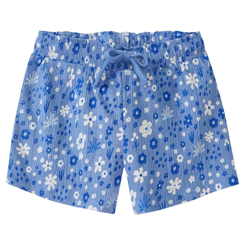 Mädchen Shorts mit Blumen-Allover