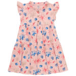 Mädchen Kleid mit Allover-Print
