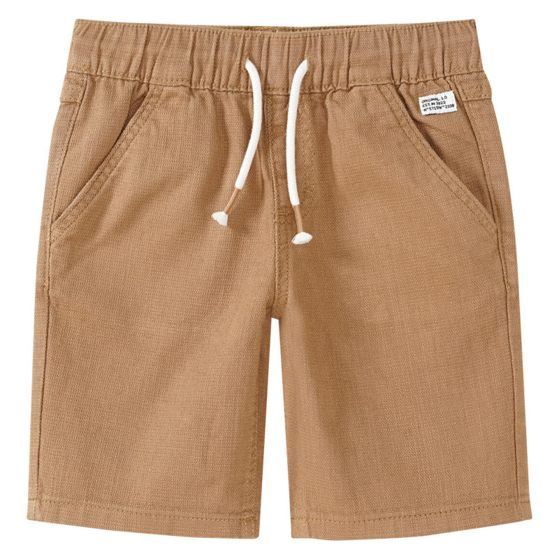 Jungen Shorts mit strukturiertem Material