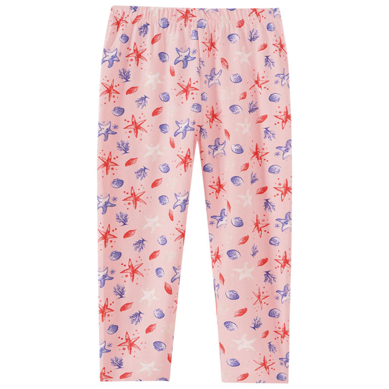 Mädchen Capri-Leggings mit Muschel-Motiven