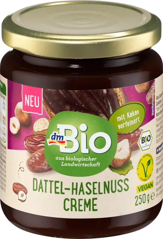 dmBio Brotaufstrich Dattel-Haselnuss Creme