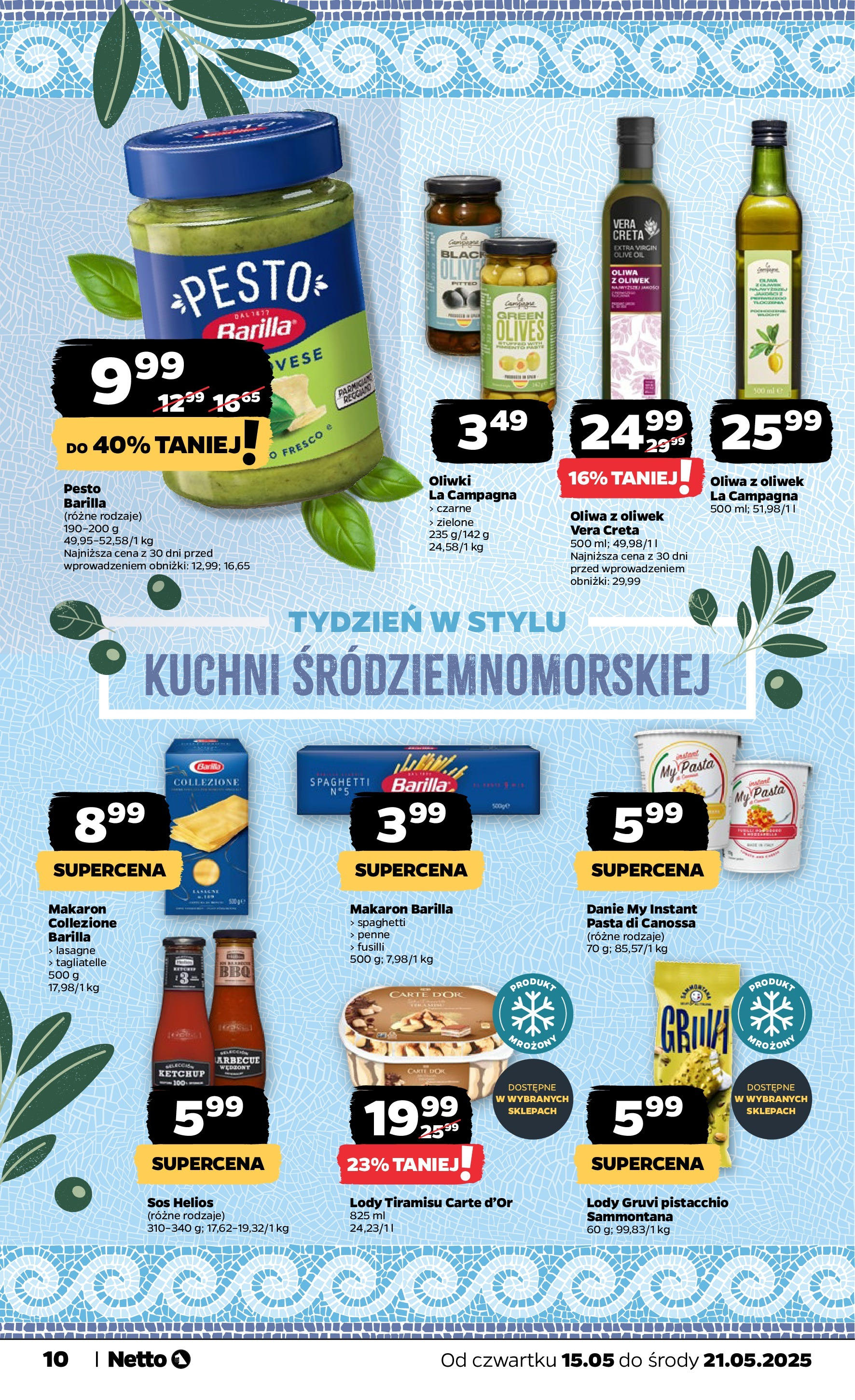 Netto gazetka - Spożywcza od 15.05.2025 | Promocje | Strona: 10 | Produkty: Ketchup, Penne, Lasagne, Fresco Netto gazetka - Spożywcza od 15.05.2025 - Aktualne promocje | Strona: 10 | Produkty: Ketchup, Penne, Lasagne, Fresco