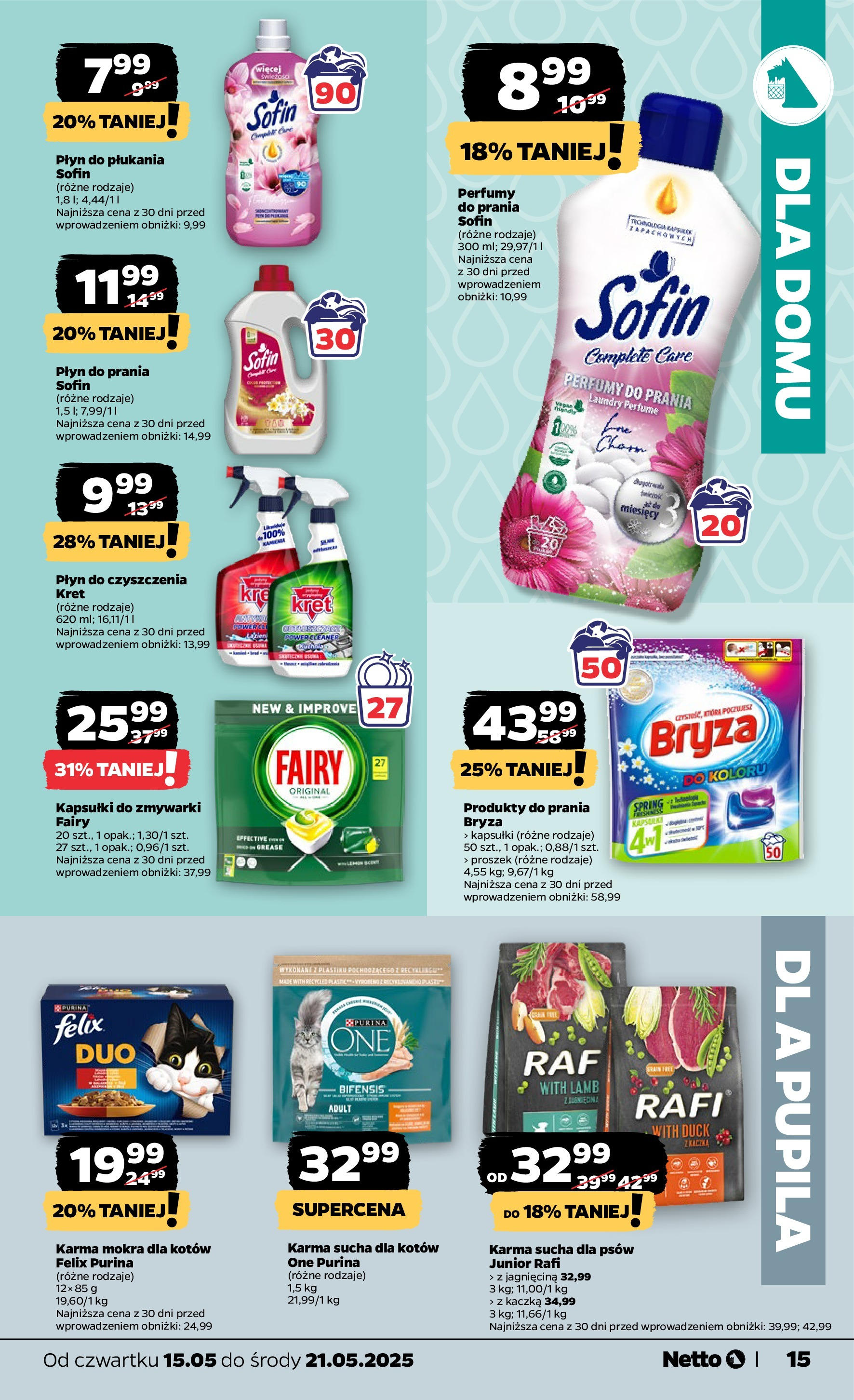 Netto gazetka - Spożywcza od 15.05.2025 | Promocje | Strona: 15 | Produkty: Kaczka, Jagnięcina, Perfumy, Kapsułki do zmywarki Netto gazetka - Spożywcza od 15.05.2025 - Aktualne promocje | Strona: 15 | Produkty: Kaczka, Jagnięcina, Perfumy, Kapsułki do zmywarki