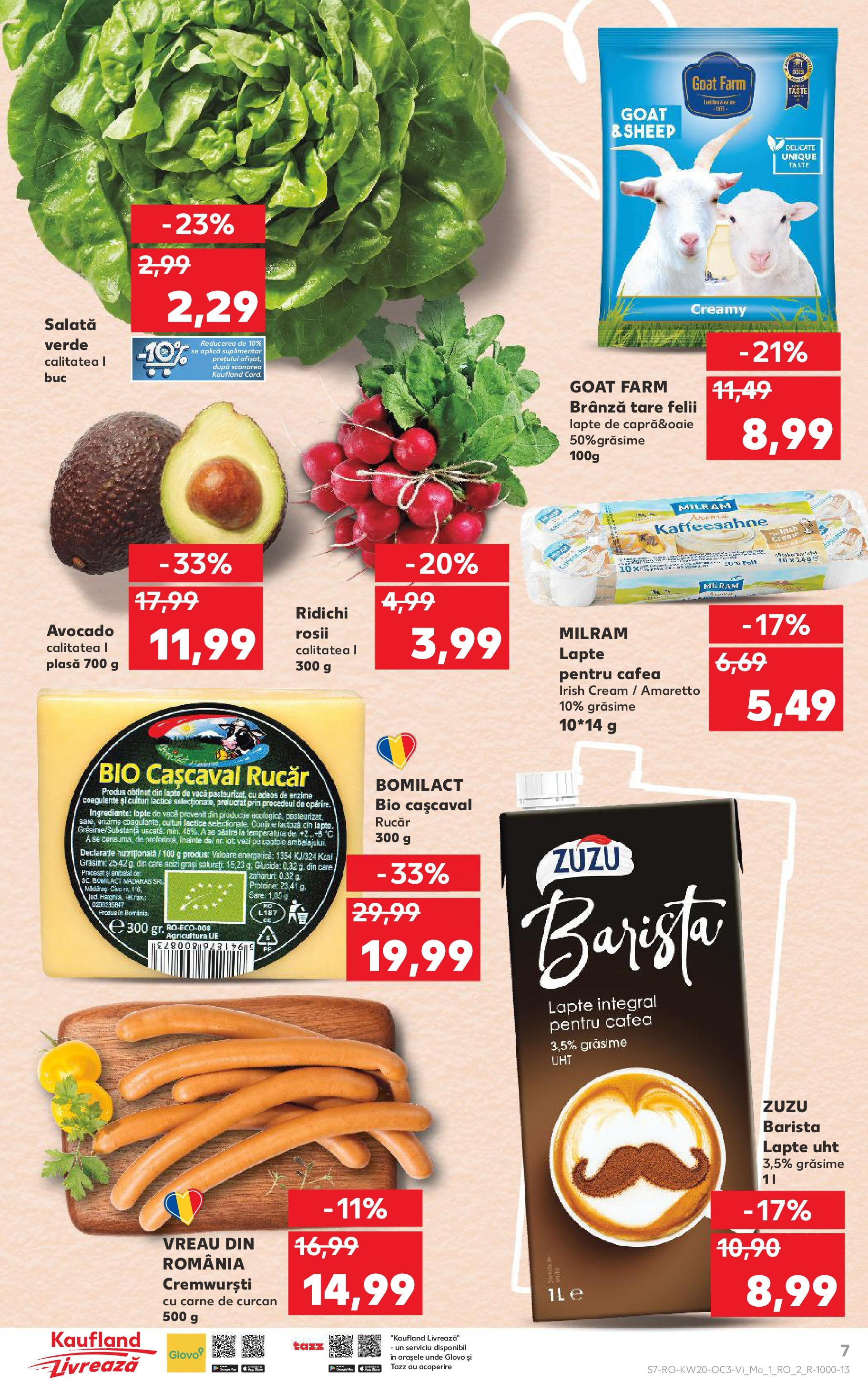 Kaufland - Catalog Kaufland până în data de 20.05.2025 15.05.2025 - Revista si Oferta | Pagină: 7 | Produse: Masaüstü kılıfı, Lapte, Sıcak çikolata, Avocado