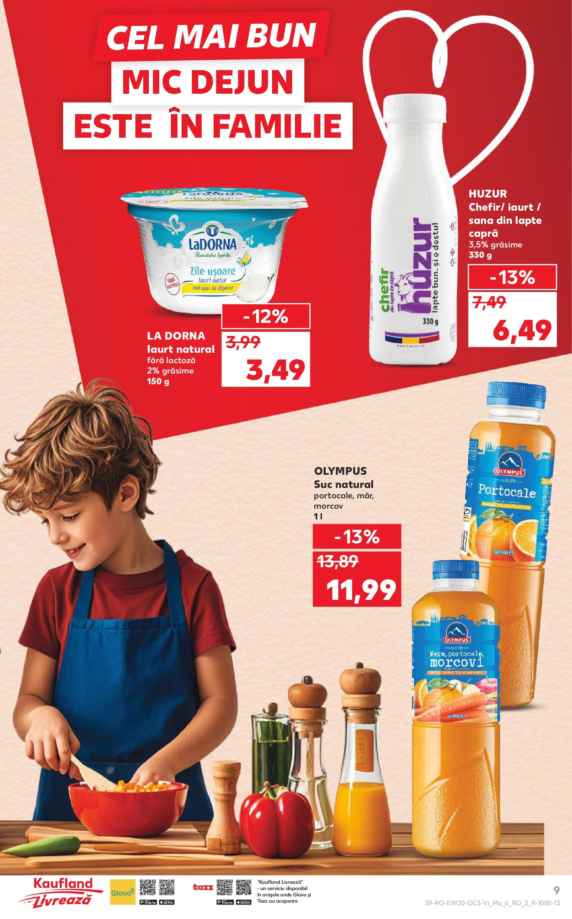 Kaufland - Catalog Kaufland până în data de 20.05.2025 15.05.2025 - Revista si Oferta | Pagină: 9 | Produse: Matériel de Street Workout, Suc, Portocale, Morcovi