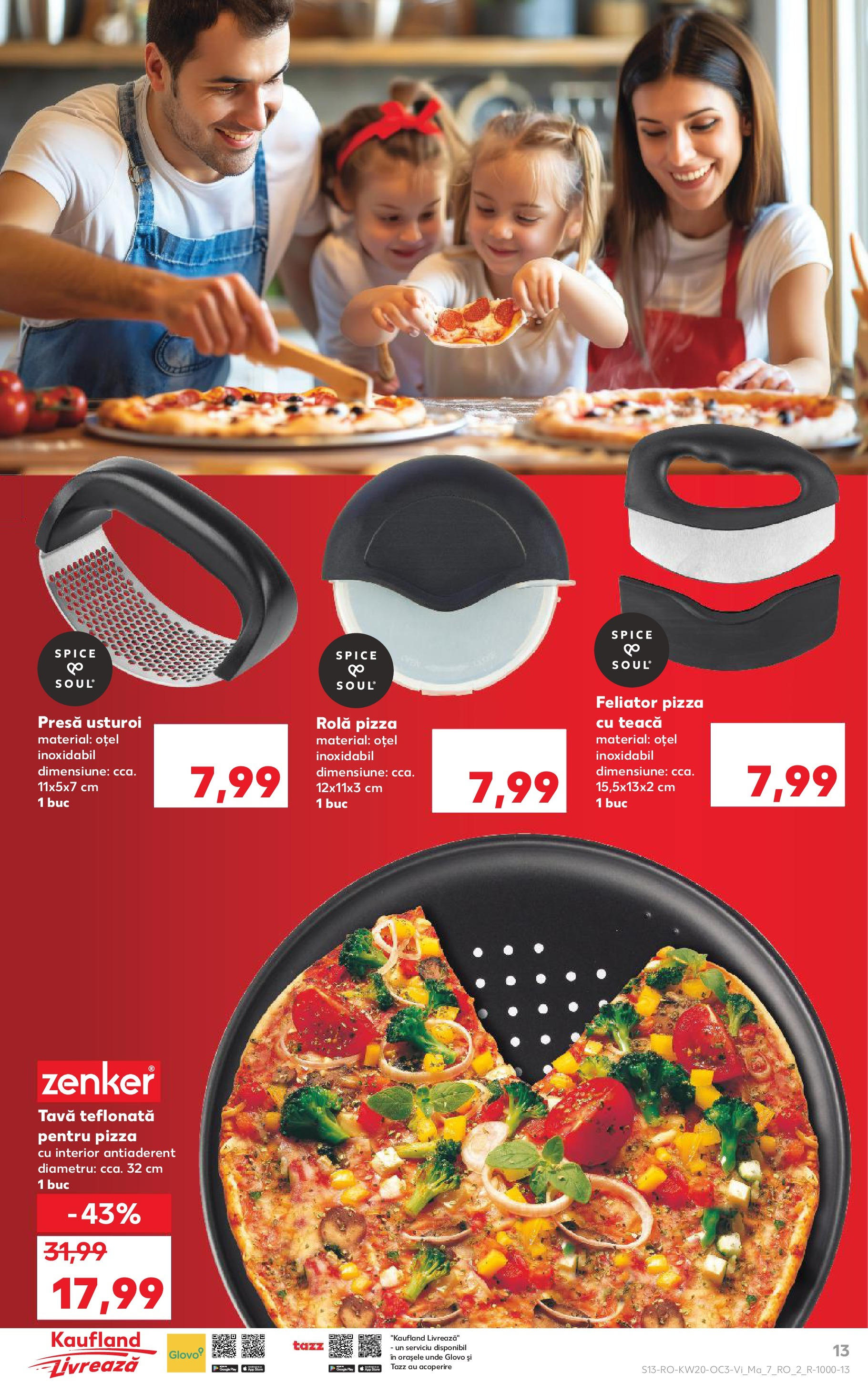 Kaufland - Catalog Kaufland până în data de 20.05.2025 15.05.2025 - Revista si Oferta | Pagină: 13 | Produse: Feliator, Presă, Pizza, Usturoi