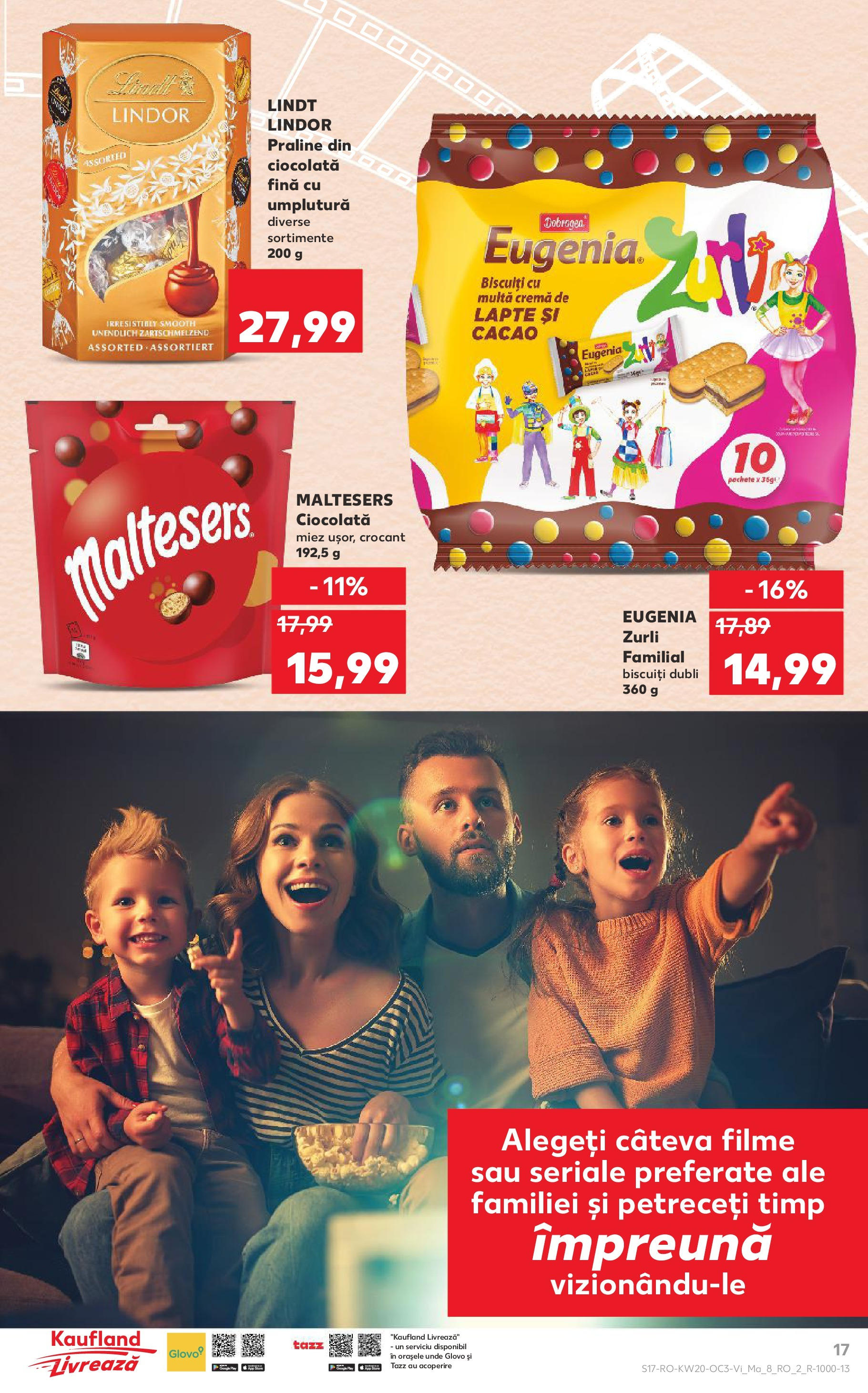 Kaufland - Catalog Kaufland până în data de 20.05.2025 15.05.2025 - Revista si Oferta | Pagină: 17 | Produse: Praline, Cremă, Ciocolată, Biscuiți