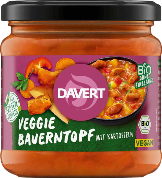 Davert Veggie Bauerntopf mit Kartoffeln, vegan