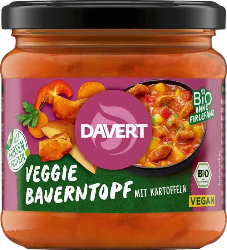 Davert Veggie Bauerntopf mit Kartoffeln, vegan