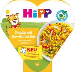 HiPP Kinderteller Paella mit buntem Gemüse und Hühnchen ab 1 Jahr