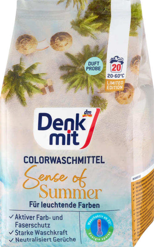 Denkmit Colorwaschmittel Pulver Sense of Summer