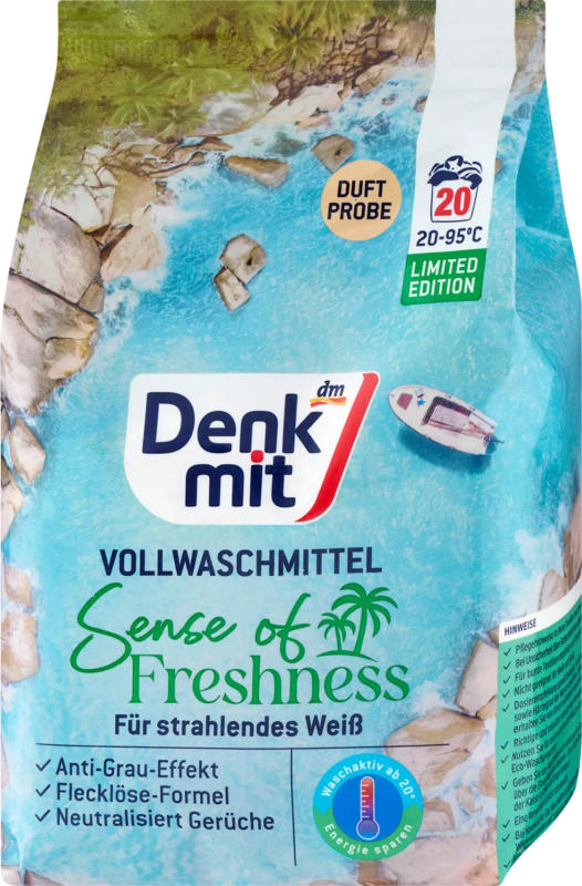 Denkmit Vollwaschmittel Pulver Sense of Freshness