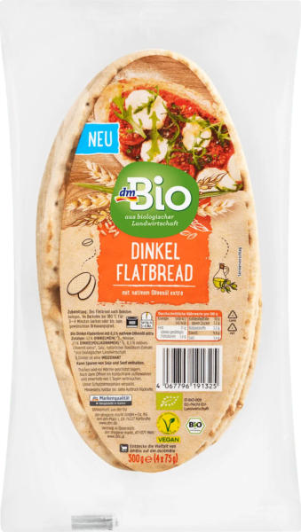 dmBio Dinkel Flatbread