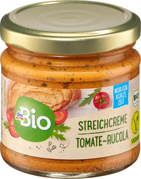 dmBio Brotaufstrich, Streichcreme Tomate-Rucola