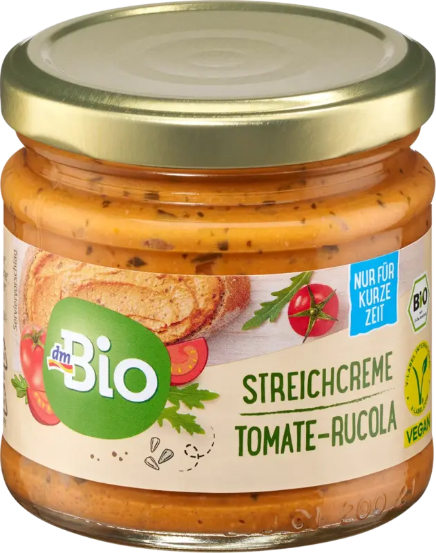 dmBio Brotaufstrich, Streichcreme Tomate-Rucola