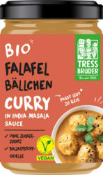 TRESSBRÜDER Falafelbällchen Curry India Masala Sauce