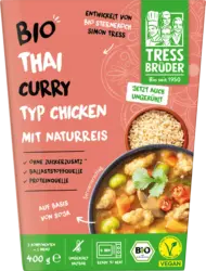 TRESSBRÜDER Thai Curry Typ Chicken mit Naturreis