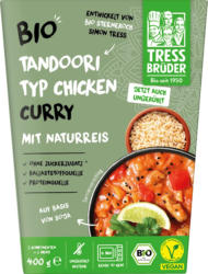 TRESSBRÜDER Tandoori Typ Chicken Curry mit Naturreis
