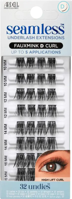 ARDELL Künstliche Wimpern Seamless Undies Fauxmink D Curl