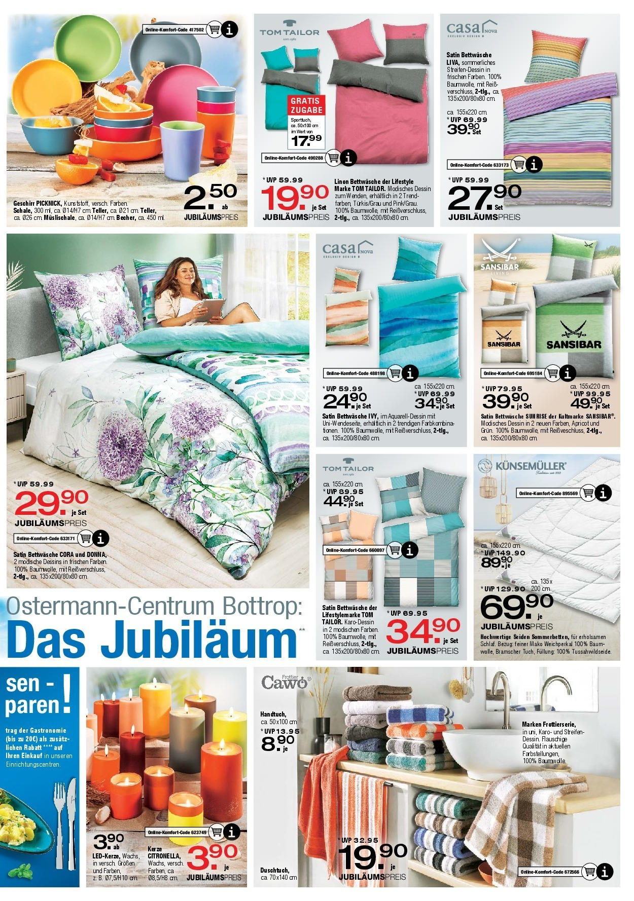 Ostermann - Möbel Ostermann: Neue Möbel wirken Wunder. (ab 16.05.2025) zum Blättern | Seite: 6 | Produkte: Bettwäsche