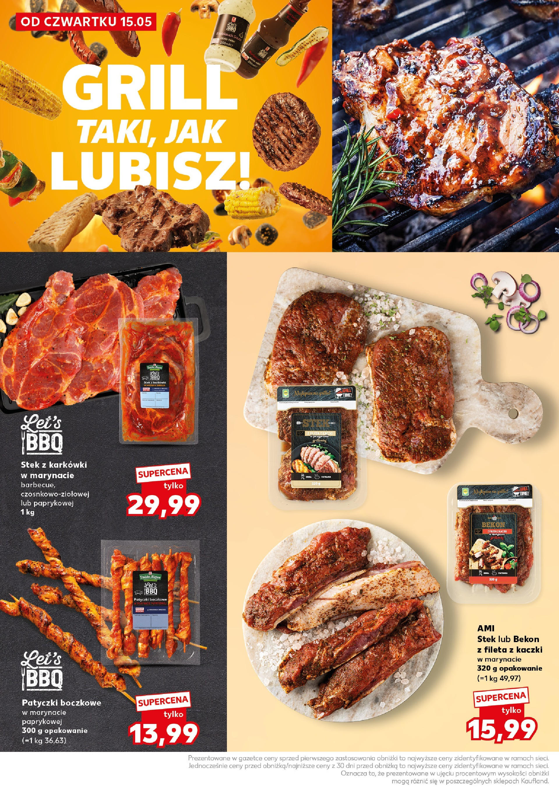 Kaufland gazetka - BBQ od 15.05.2025 - od jutra PDF | Strona: 2 | Produkty: Bekon, Grill
