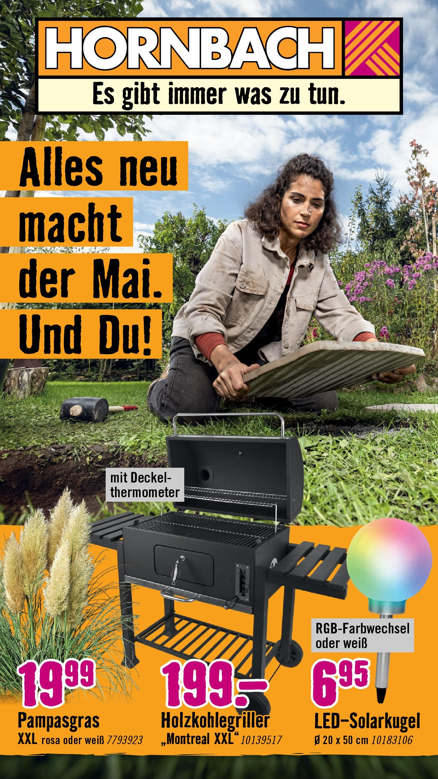 Hornbach Flugblatt (07.05.2025) || Aktuelle Angebote | Seite: 1 Hornbach Flugblatt von 07.05.2025 - Aktuelle Angebote | Seite: 1