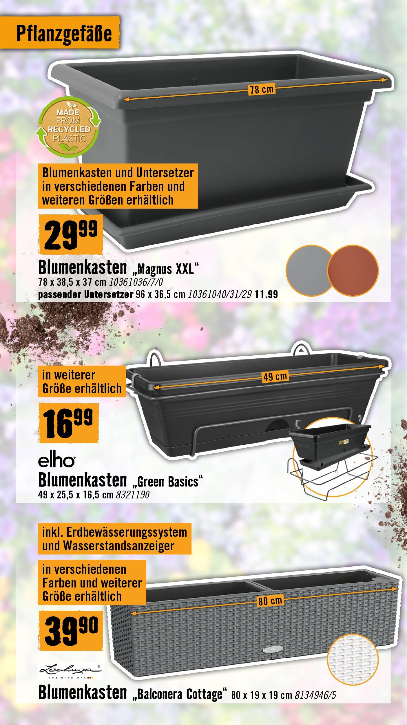 Hornbach Flugblatt (07.05.2025) || Aktuelle Angebote | Seite: 5 | Produkte: Salat Hornbach Flugblatt von 07.05.2025 - Aktuelle Angebote | Seite: 5 | Produkte: Salat