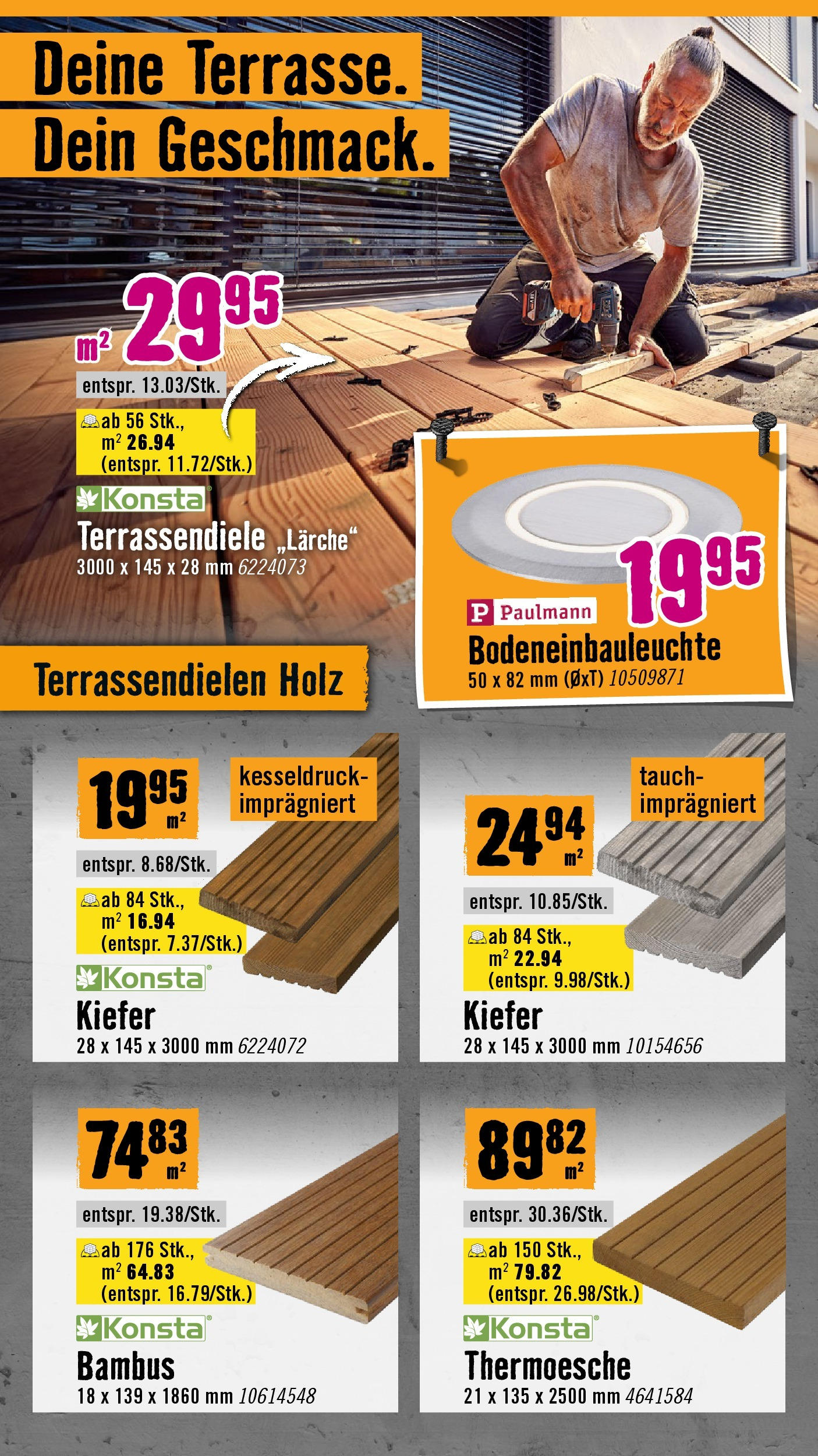Hornbach Flugblatt (07.05.2025) || Aktuelle Angebote | Seite: 105 Hornbach Flugblatt von 07.05.2025 - Aktuelle Angebote | Seite: 105