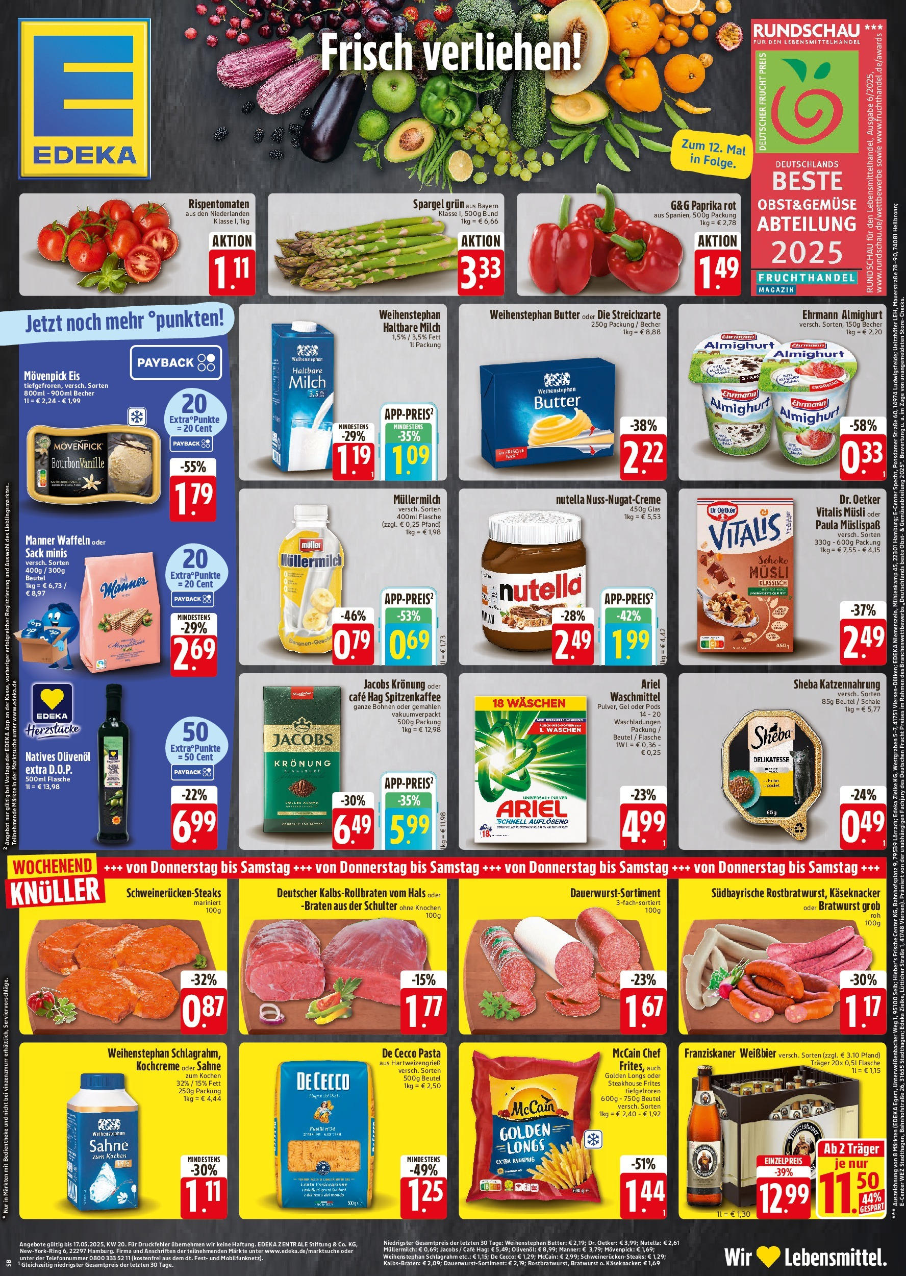 EDEKA Prospekt ab 14.05.2025 - EDEKA: Zeitungsinserat Online