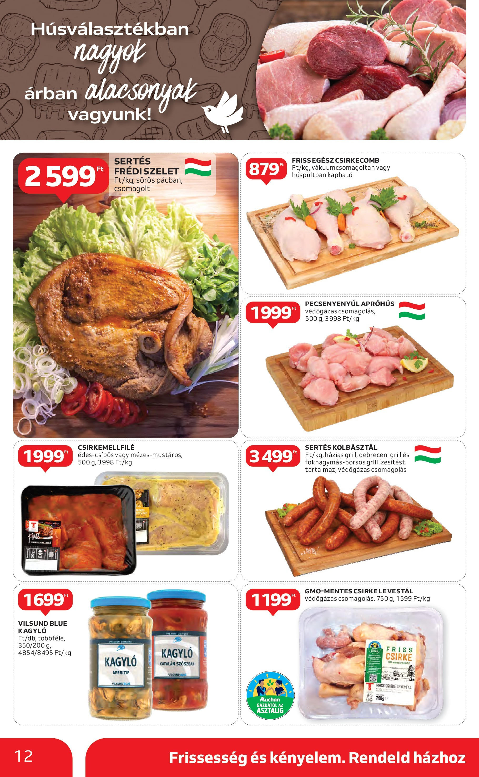 Akciós újság új Auchan - 2025.05.15. -tól/töl ⏳ | Oldal: 12 | Termékek: Debreceni, Grill, Csirkecomb Auchan Akciós újság - 2025.05.15. -tól/töl > akció, lapozható szórólap 🛍️ | Oldal: 12 | Termékek: Debreceni, Grill, Csirkecomb