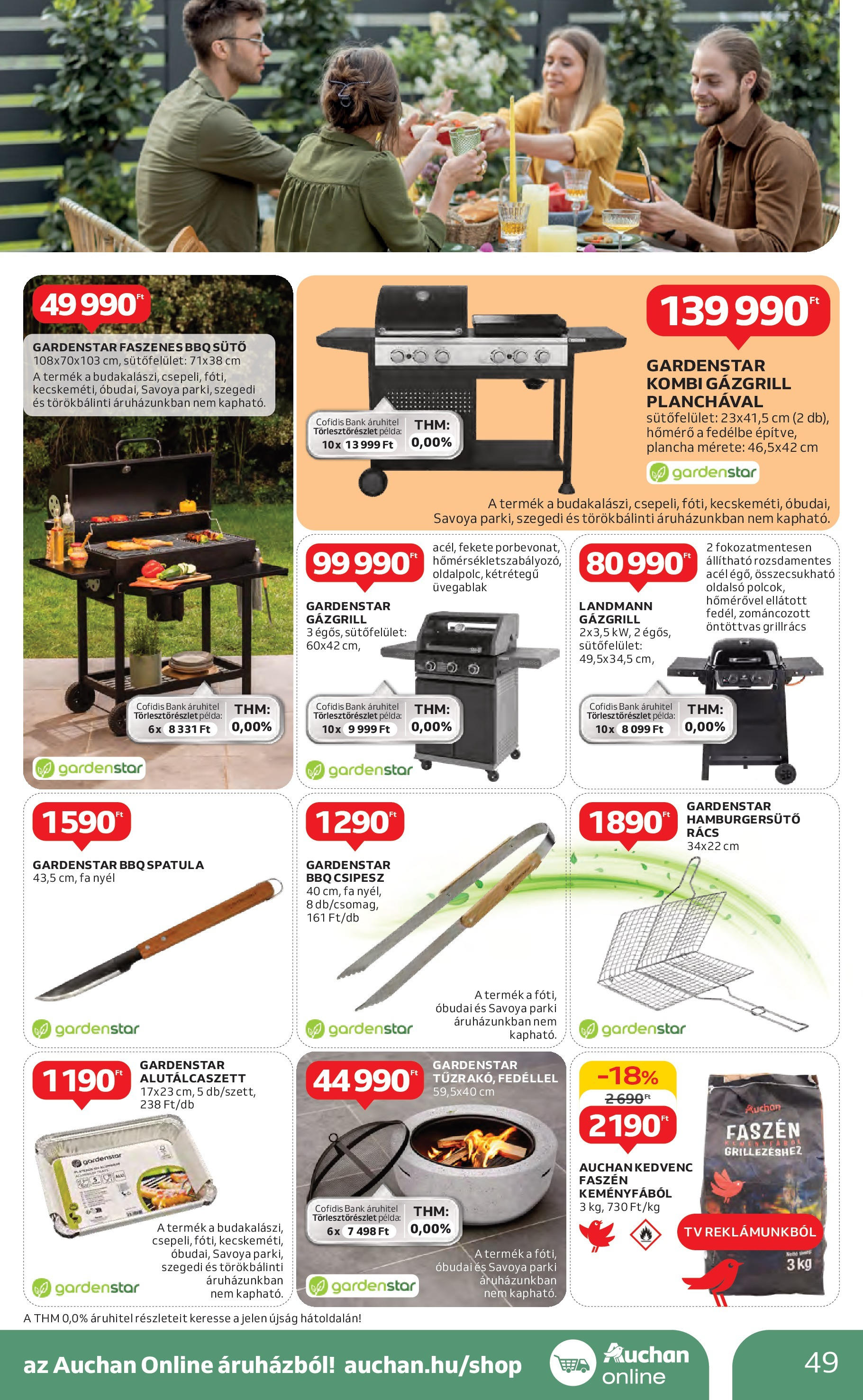 Akciós újság új Auchan - 2025.05.15. -tól/töl ⏳ | Oldal: 49 | Termékek: Hamburger, Sütő, Grill, Hőmérő Auchan Akciós újság - 2025.05.15. -tól/töl > akció, lapozható szórólap 🛍️ | Oldal: 49 | Termékek: Hamburger, Sütő, Grill, Hőmérő