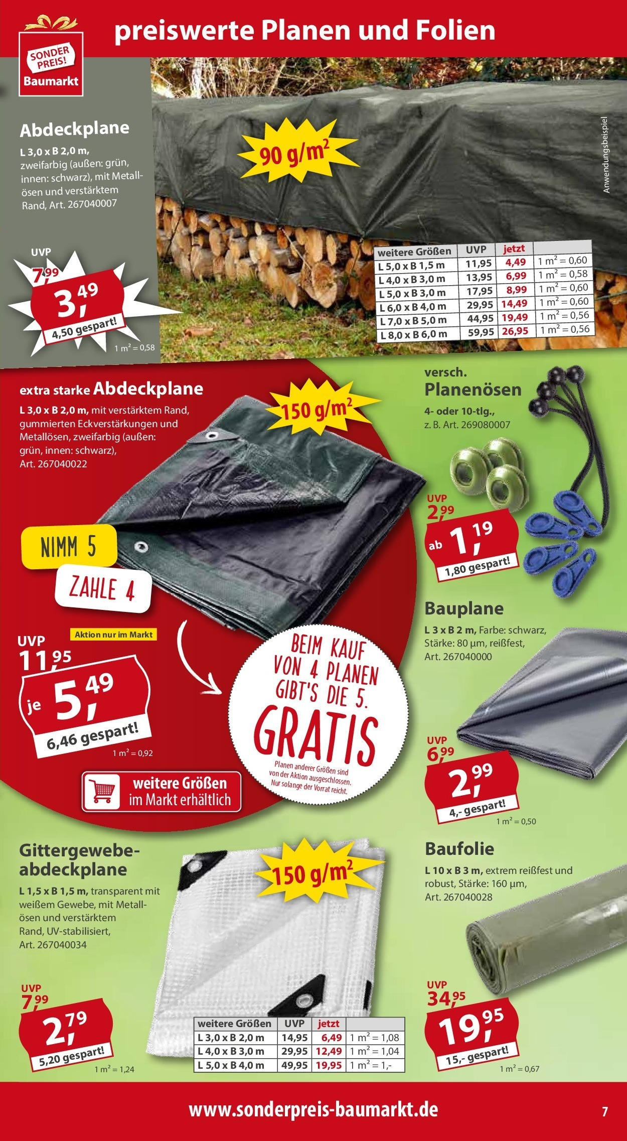 Sonderpreis Baumarkt - Sonderpreis Baumarkt: Neueröffnung Kaufbeuren (ab 29.05.2025) zum Blättern | Seite: 7