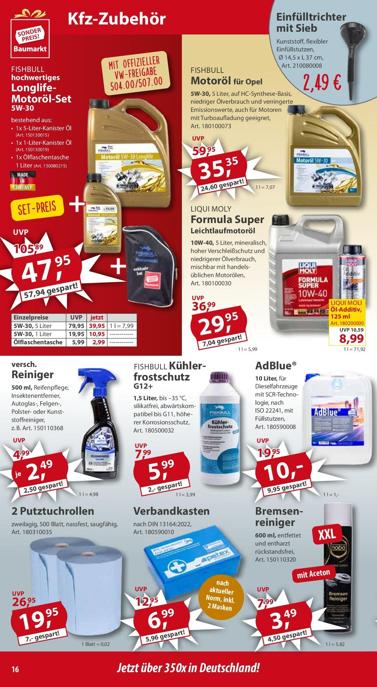 Sonderpreis Baumarkt - Sonderpreis Baumarkt: Neueröffnung Kaufbeuren (ab 29.05.2025) zum Blättern | Seite: 16 | Produkte: Öl