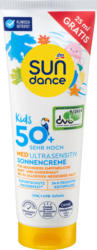 SUNDANCE Sonnencreme Kids MED ultra sensitiv, LSF 50, Überfüller