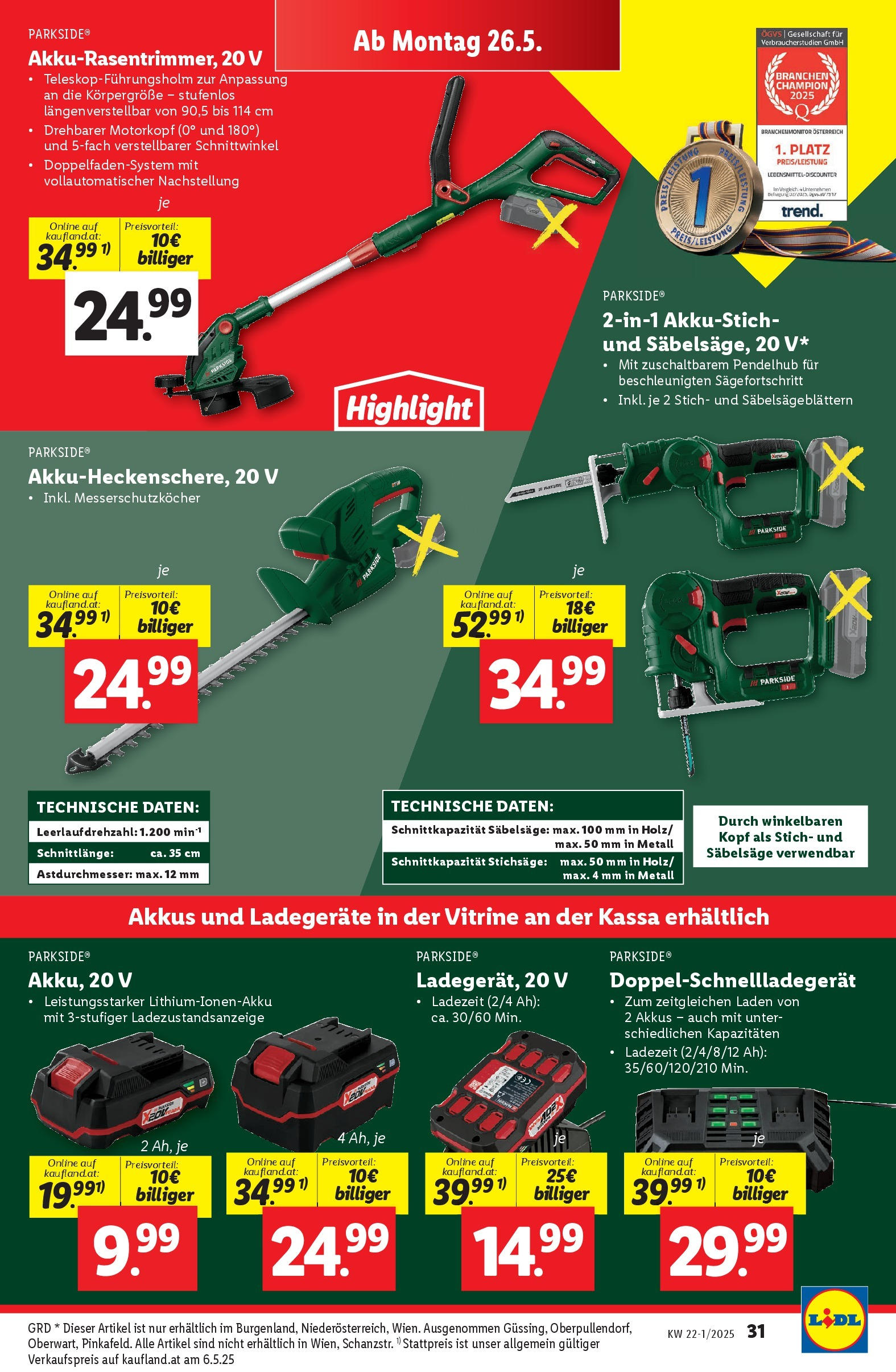 Lidl Flugblatt - Wien, Langenzersdorf, St. Pölten ab 21.05.2025 ✳️ Angebote ab donnerstag | Seite: 35 Lidl Flugblatt - Wien, Langenzersdorf, St. Pölten ab 21.05.2025 - Angebote ab donnerstag | Seite: 35