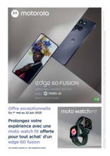 Montre Moto Watch Fit offerte