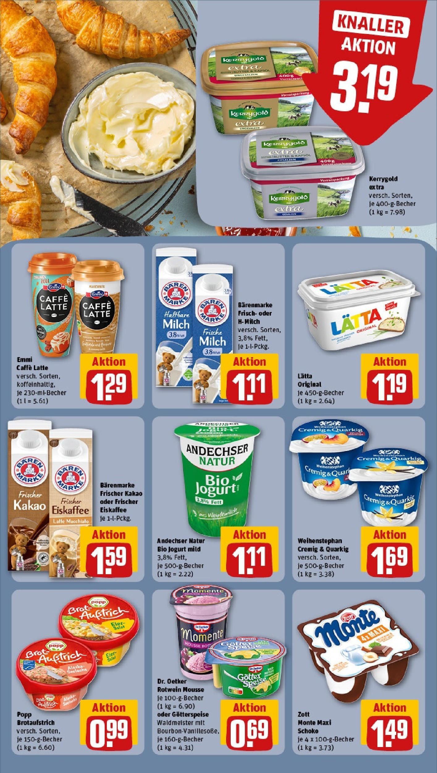 Rewe - Rewe: Wochenangebote (ab 18.05.2025) zum Blättern » Angebote | Seite: 11 | Produkte: Quark, Milch, Eier, Brot Rewe - Rewe: Wochenangebote (ab 18.05.2025) zum Blättern » Angebote | Seite: 11 | Produkte: Quark, Milch, Eier, Brot