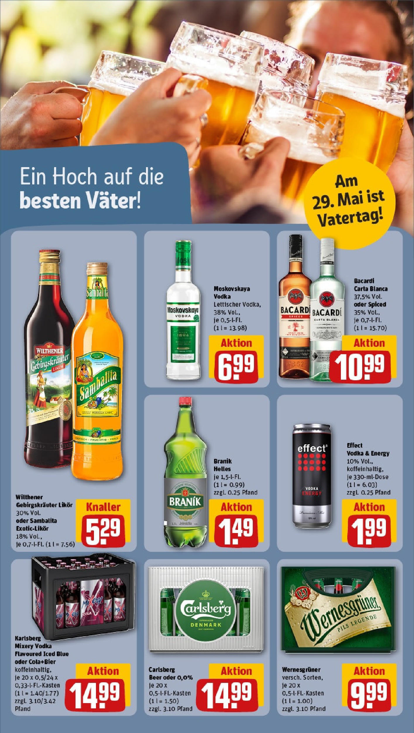 Rewe - Rewe: Wochenangebote (ab 18.05.2025) zum Blättern » Angebote | Seite: 16 | Produkte: Carlsberg, Energy, Pils, Wernesgruner Rewe - Rewe: Wochenangebote (ab 18.05.2025) zum Blättern » Angebote | Seite: 16 | Produkte: Carlsberg, Energy, Pils, Wernesgruner