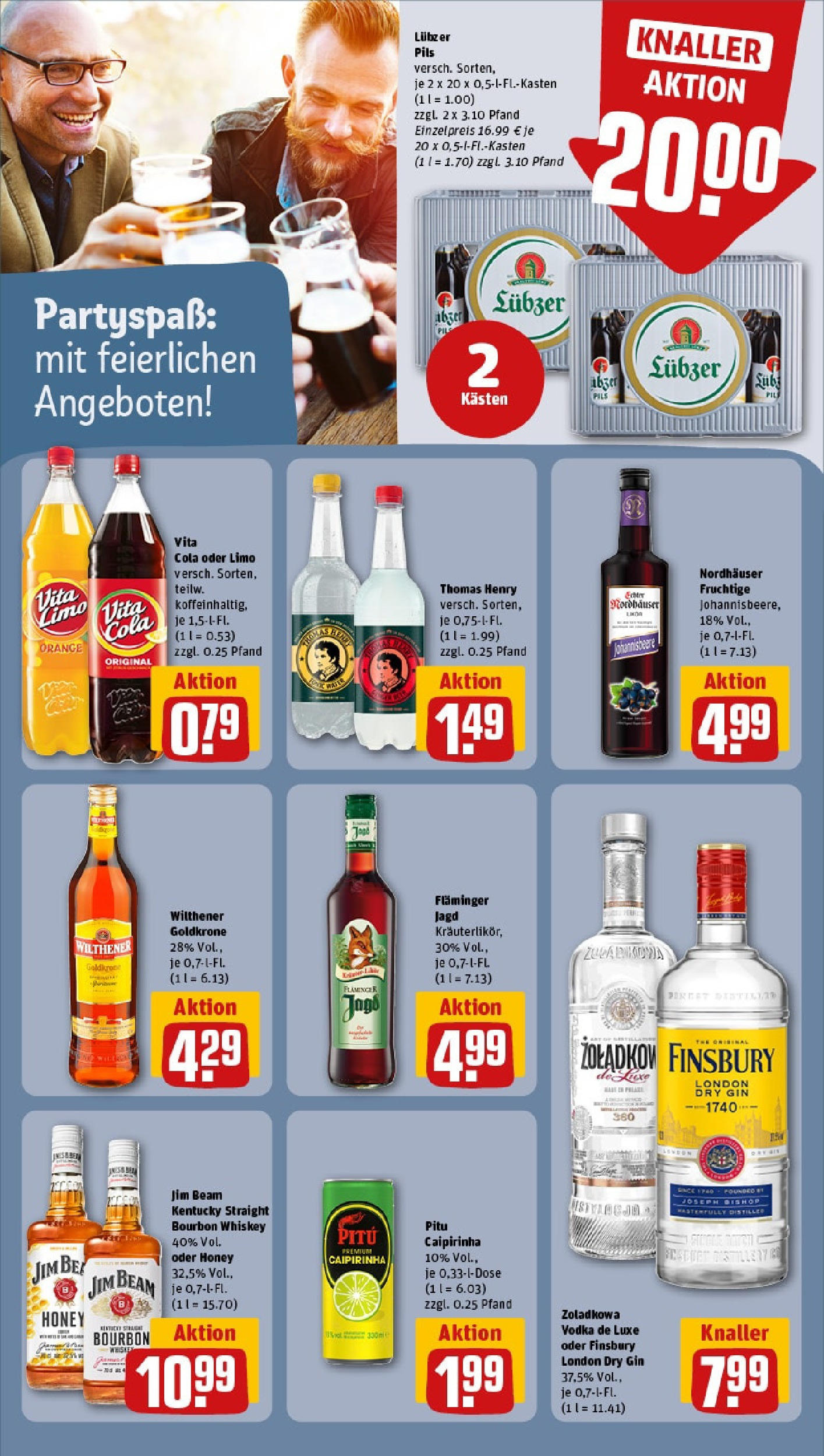 Rewe - Rewe: Wochenangebote (ab 18.05.2025) zum Blättern » Angebote | Seite: 19 | Produkte: Vita cola, Vodka, Gin, Lubzer Rewe - Rewe: Wochenangebote (ab 18.05.2025) zum Blättern » Angebote | Seite: 19 | Produkte: Vita cola, Vodka, Gin, Lubzer