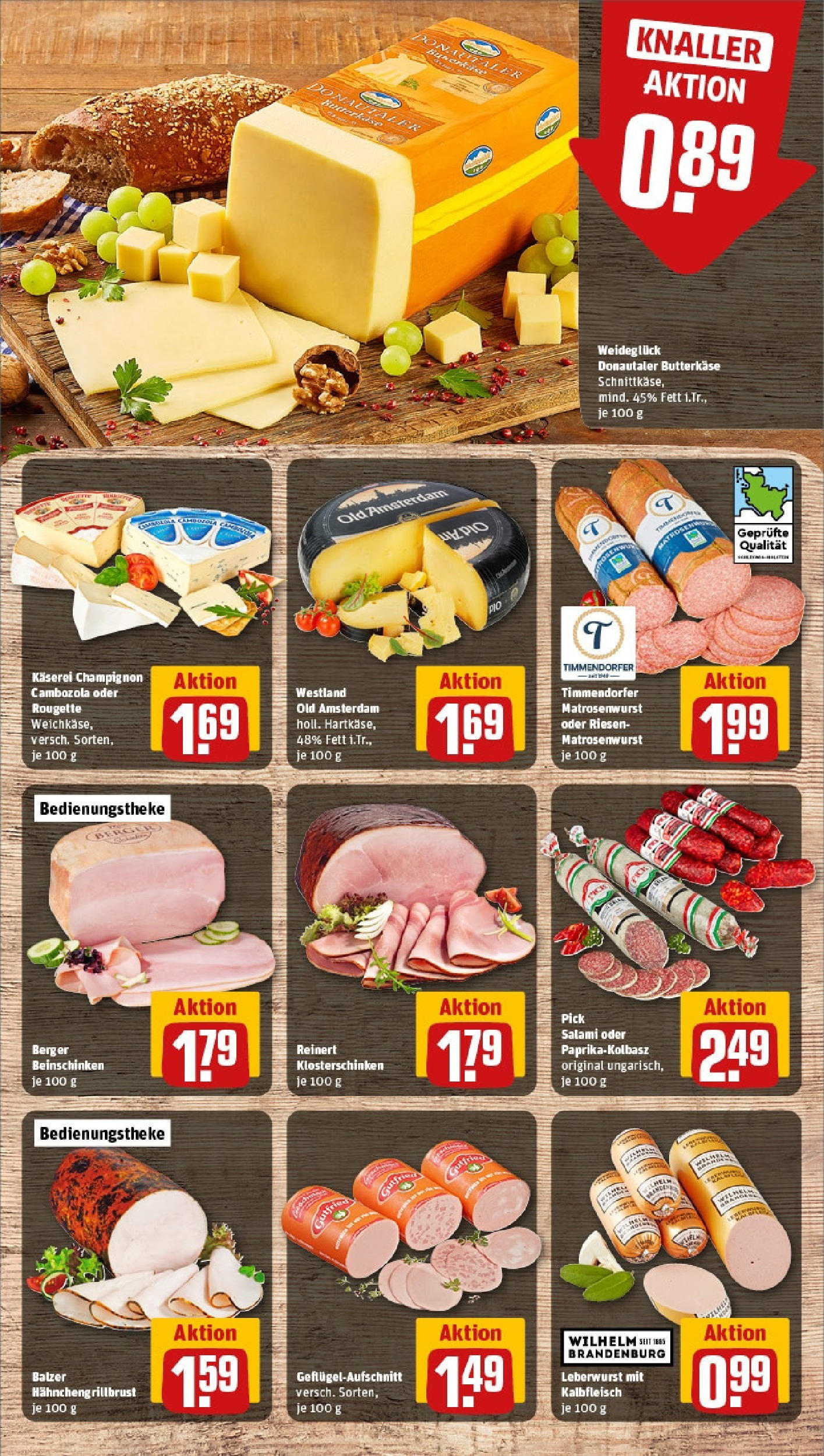 Rewe - Bremen (ab 19.05.2025) zum Blättern » Angebote | Seite: 9 | Produkte: Butter, Salami Rewe - Bremen (ab 19.05.2025) zum Blättern » Angebote | Seite: 9 | Produkte: Butter, Salami