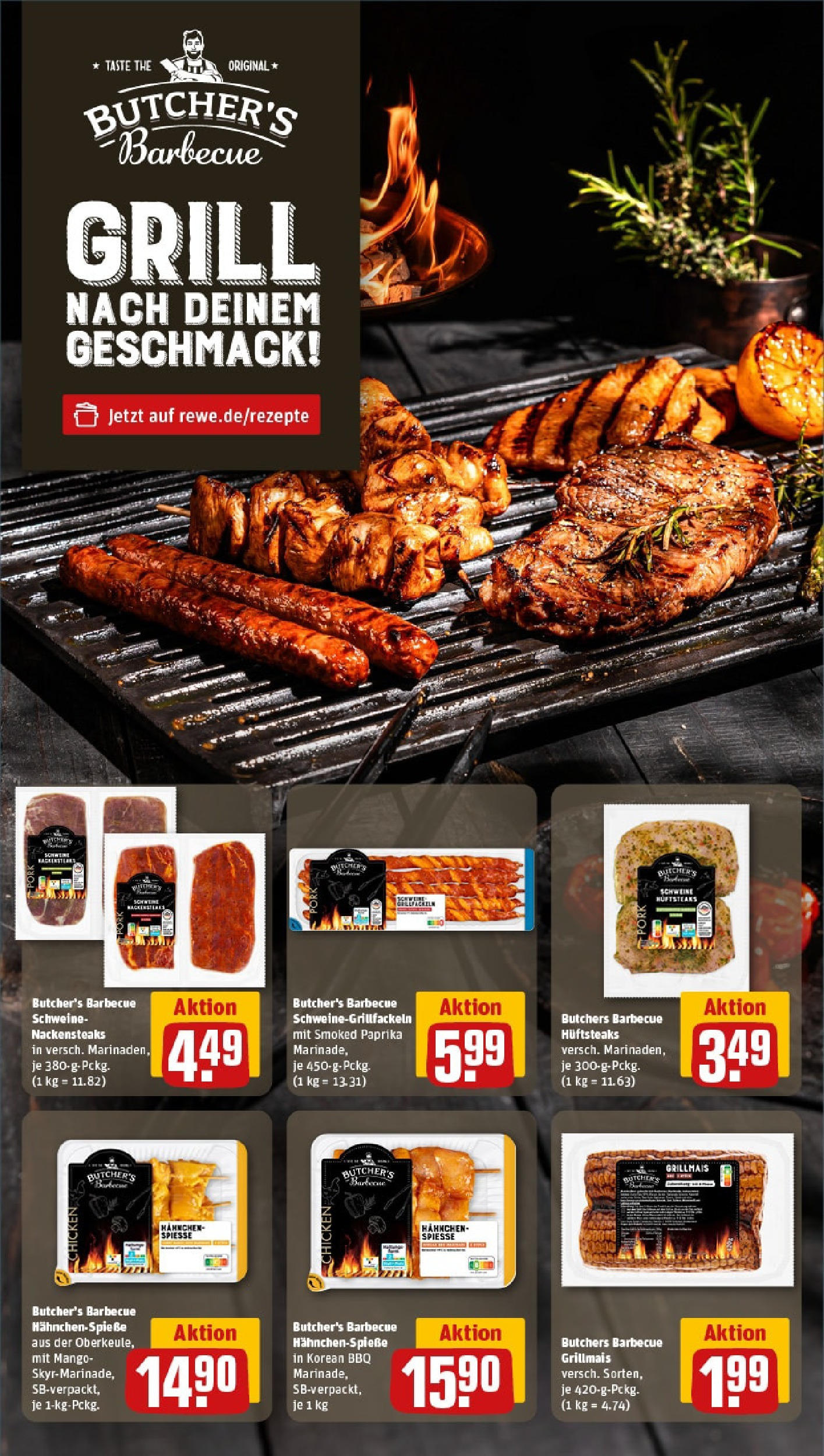 Rewe - Bremen (ab 19.05.2025) zum Blättern » Angebote | Seite: 17 | Produkte: Grill, Hahnchen, Spieße, Paprika Rewe - Bremen (ab 19.05.2025) zum Blättern » Angebote | Seite: 17 | Produkte: Grill, Hahnchen, Spieße, Paprika