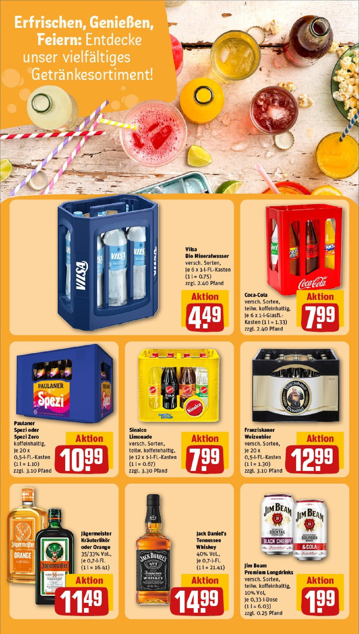 Rewe - Bremen (ab 19.05.2025) zum Blättern » Angebote | Seite: 18 | Produkte: Sinalco, Paulaner spezi, Limonade, Jägermeister Rewe - Bremen (ab 19.05.2025) zum Blättern » Angebote | Seite: 18 | Produkte: Sinalco, Paulaner spezi, Limonade, Jägermeister