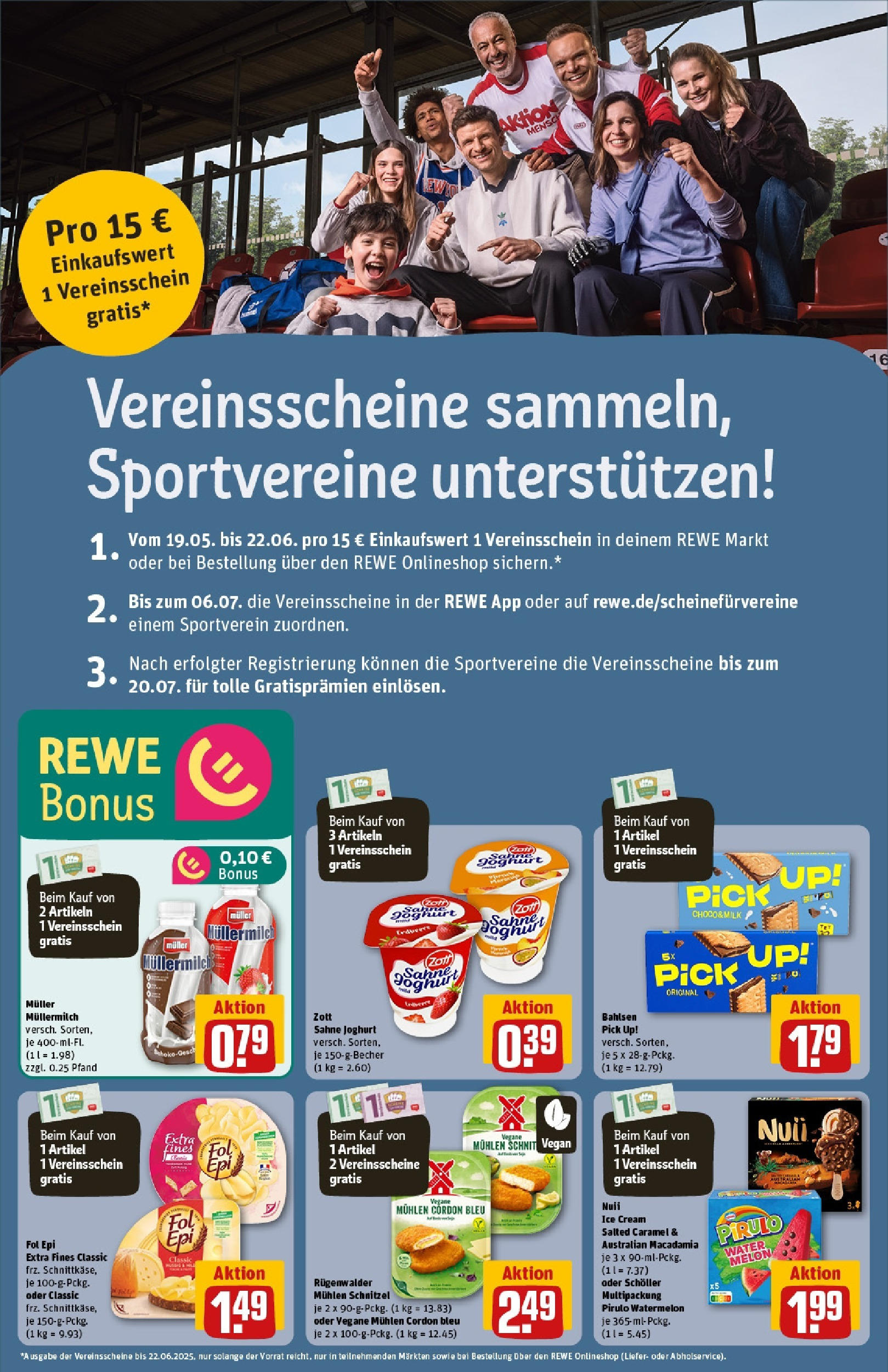 Rewe - Rewe: Wochenangebote (ab 18.05.2025) zum Blättern » Angebote | Seite: 4 | Produkte: Joghurt, Schnitzel, Muller mullermilch, Sahne Rewe - Rewe: Wochenangebote (ab 18.05.2025) zum Blättern » Angebote | Seite: 4 | Produkte: Joghurt, Schnitzel, Muller mullermilch, Sahne