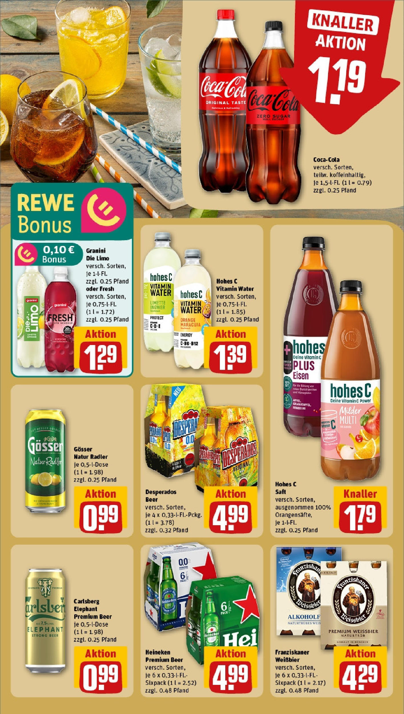 Rewe - Rewe: Wochenangebote (ab 18.05.2025) zum Blättern » Angebote | Seite: 18 | Produkte: Weißbier, Äpfel, Radler, Limette