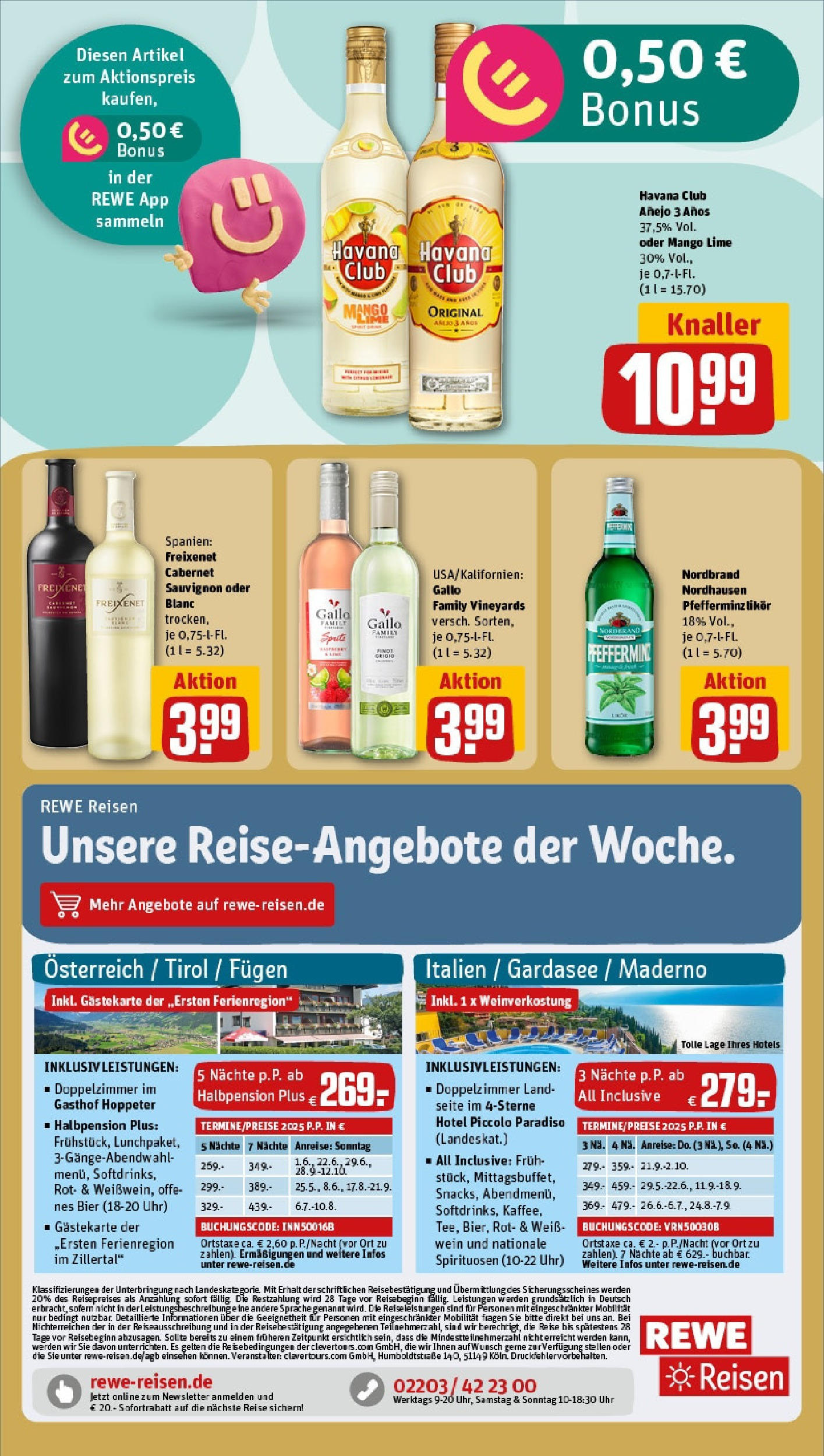 Rewe - Rewe: Wochenangebote (ab 18.05.2025) zum Blättern » Angebote | Seite: 19 | Produkte: Bier, Rum, Mango, Wein