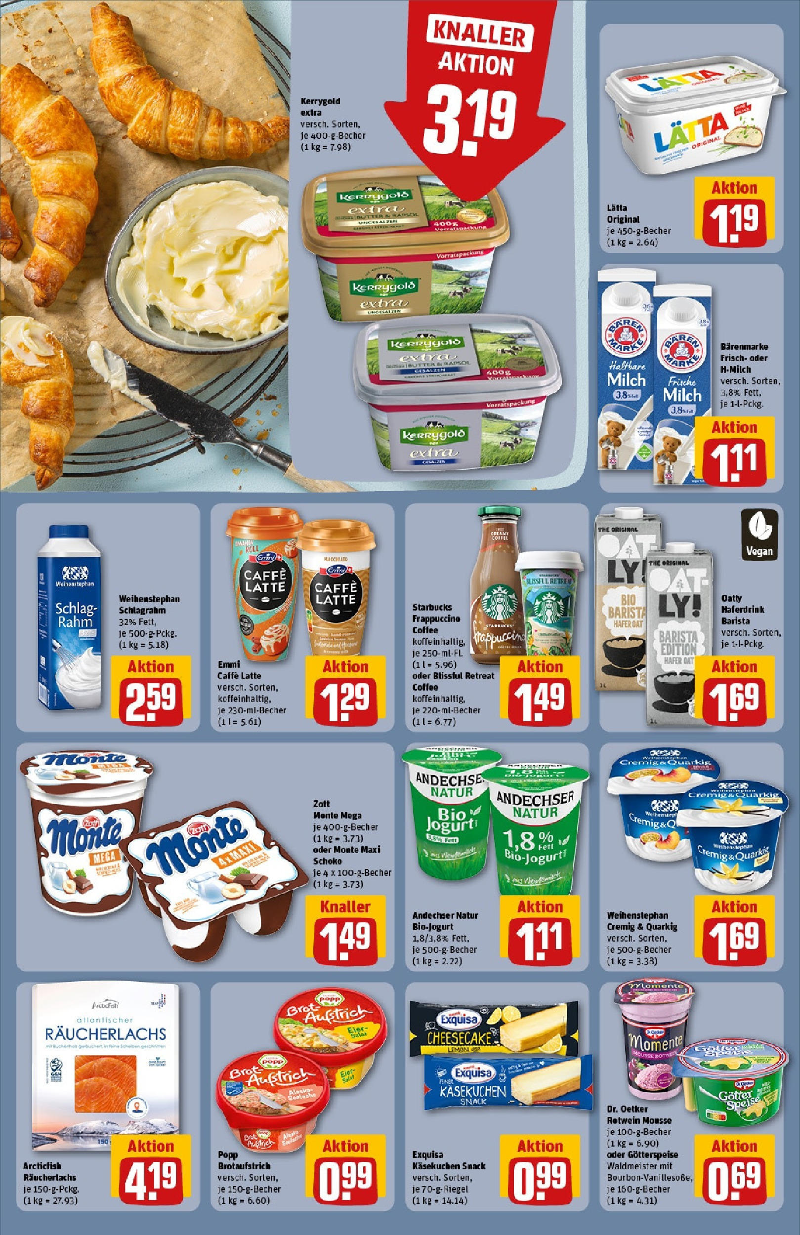 Rewe - Rewe: Wochenangebote (ab 18.05.2025) zum Blättern » Angebote | Seite: 14 | Produkte: Quark, Rapsöl, Lätta, Brot Rewe - Rewe: Wochenangebote (ab 18.05.2025) zum Blättern » Angebote | Seite: 14 | Produkte: Quark, Rapsöl, Lätta, Brot